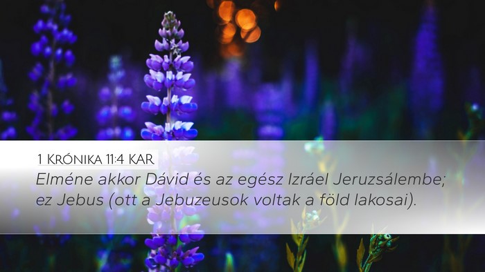 1 Krónika 11:4 KAR Bible Verse Image