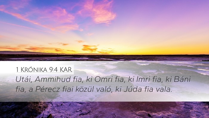 1 Krónika 9:4 KAR Bible Verse Image