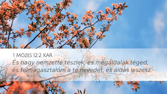 1 Mózes 12:2 KAR Bible Verse Image