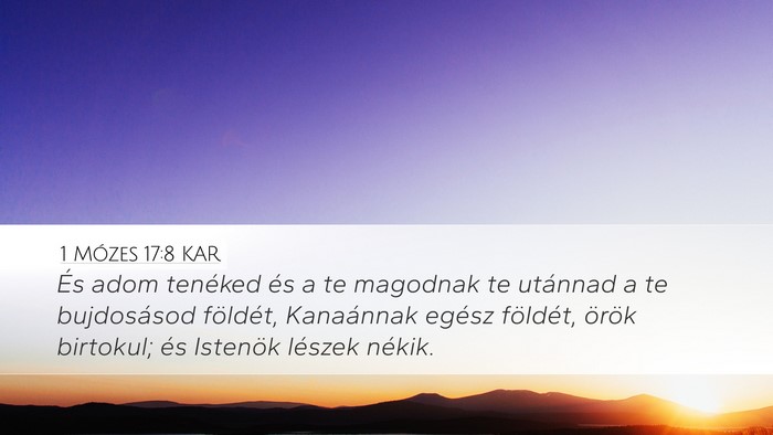 1 Mózes 17:8 KAR Bible Verse Image