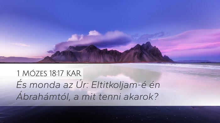 1 Mózes 18:17 KAR Bible Verse Image