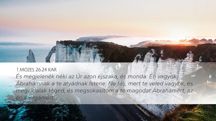 1 Mózes 26:24 KAR Bible Verse Image