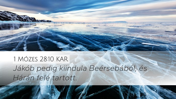 1 Mózes 28:10 KAR Bible Verse Image