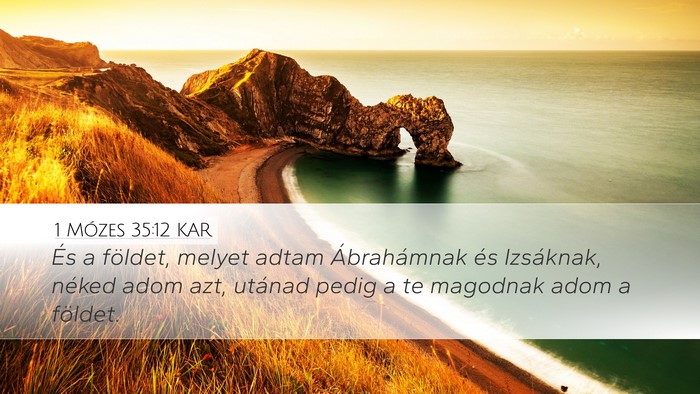 1 Mózes 35:12 KAR Bible Verse Image