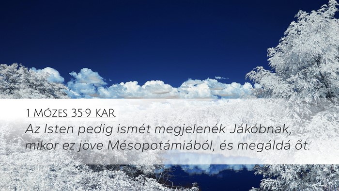 1 Mózes 35:9 KAR Bible Verse Image