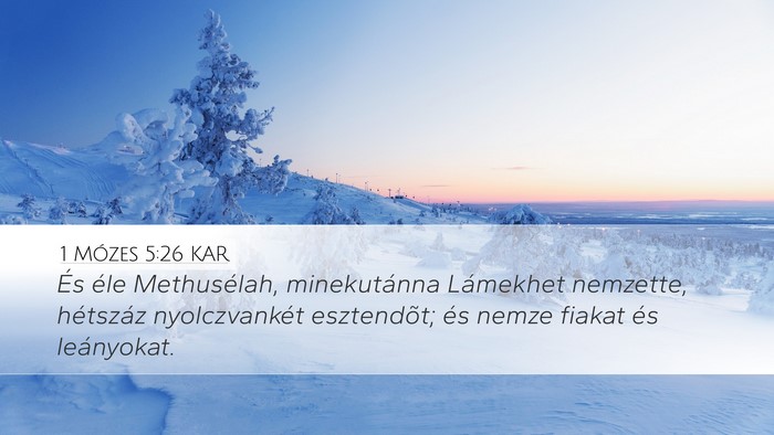 1 Mózes 5:26 KAR Bible Verse Image