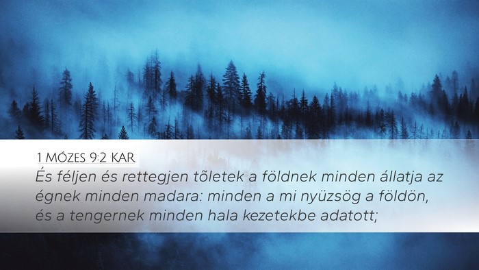 1 Mózes 9:2 KAR Bible Verse Image