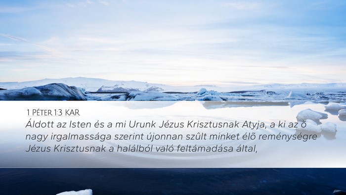 1 Péter 1:3 KAR Bible Verse Image