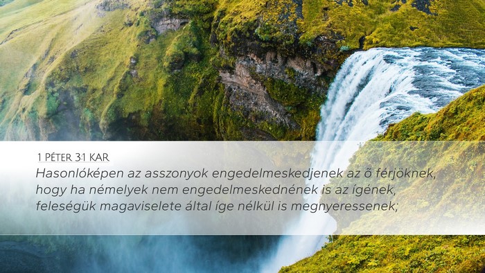 1 Péter 3:1 KAR Bible Verse Image