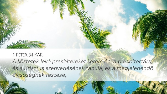 1 Péter 5:1 KAR Bible Verse Image