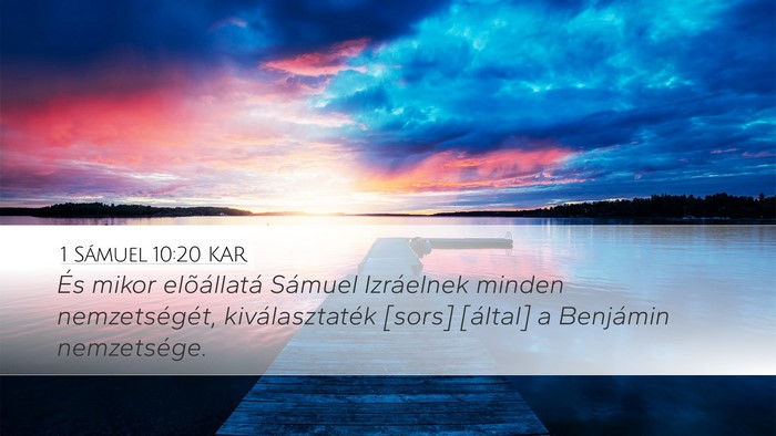 1 Sámuel 10:20 KAR Bible Verse Image