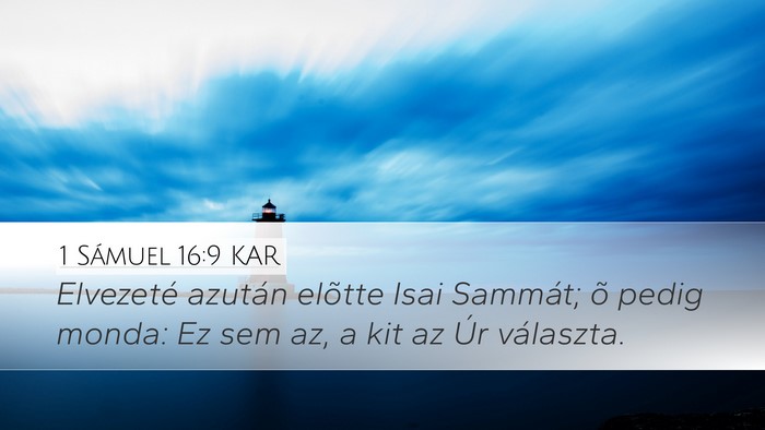 1 Sámuel 16:9 KAR Bible Verse Image