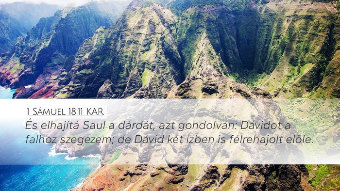 1 Sámuel 18:11 KAR Bible Verse Image