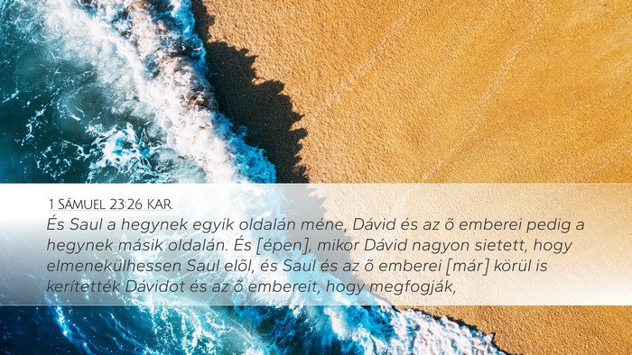 1 Sámuel 23:26 KAR Bible Verse Image