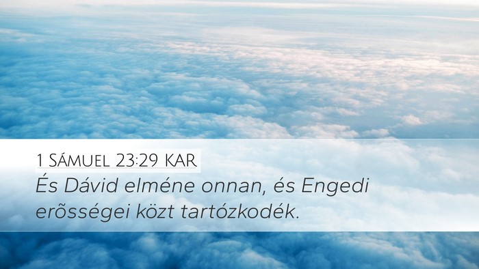 1 Sámuel 23:29 KAR Bible Verse Image