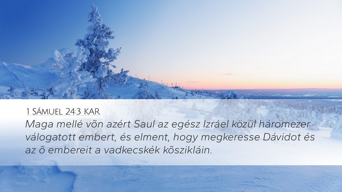 1 Sámuel 24:3 KAR Bible Verse Image