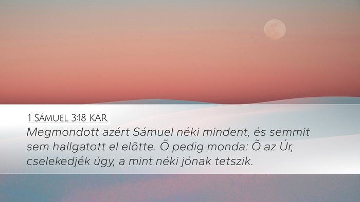 1 Sámuel 3:18 KAR Bible Verse Image