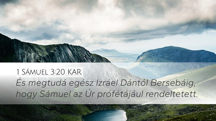 1 Sámuel 3:20 KAR Bible Verse Image