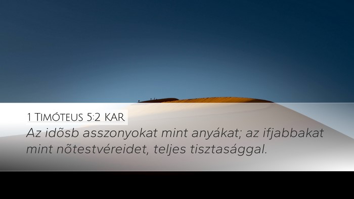 1 Timóteus 5:2 KAR Bible Verse Image