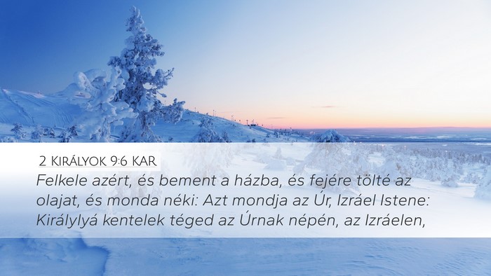 2 Királyok 9:6 KAR Bible Verse Image