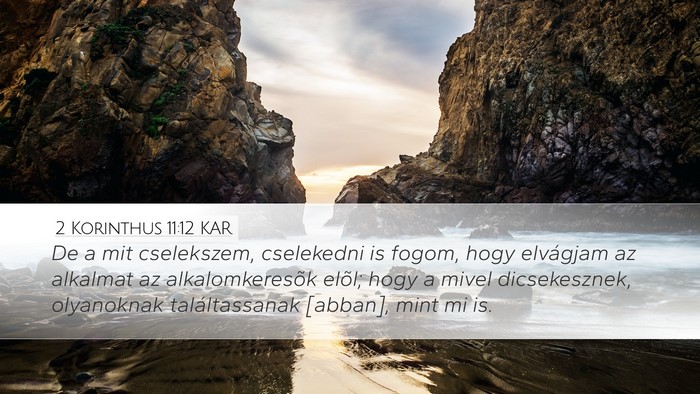 2 Korinthus 11:12 KAR Bible Verse Image