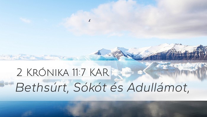 2 Krónika 11:7 KAR Bible Verse Image