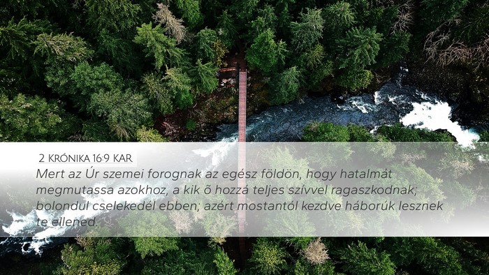 2 Krónika 16:9 KAR Bible Verse Image