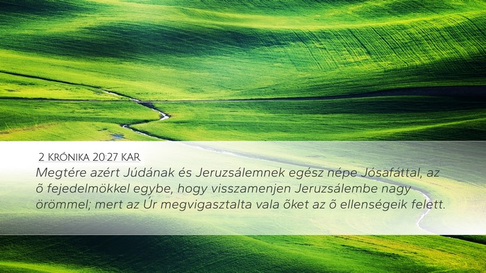 2 Krónika 20:27 KAR Bible Verse Image