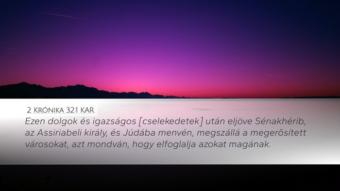 2 Krónika 32:1 KAR Bible Verse Image