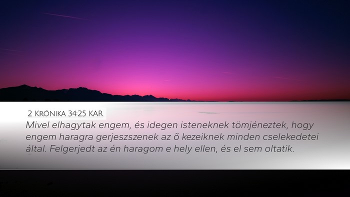 2 Krónika 34:25 KAR Bible Verse Image