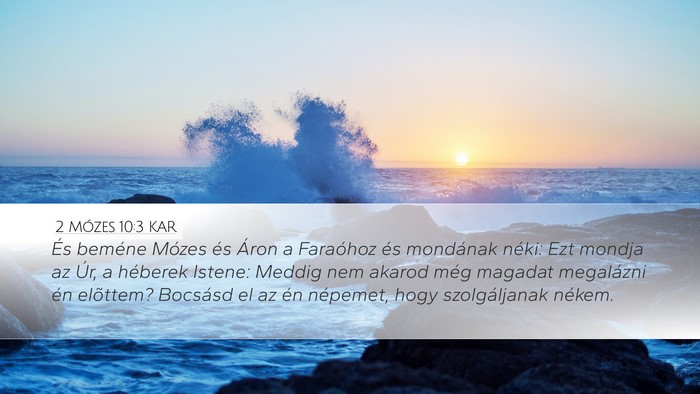 2 Mózes 10:3 KAR Bible Verse Image