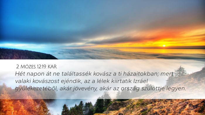 2 Mózes 12:19 KAR Bible Verse Image