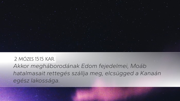 2 Mózes 15:15 KAR Bible Verse Image
