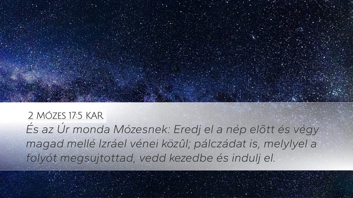 2 Mózes 17:5 KAR Bible Verse Image