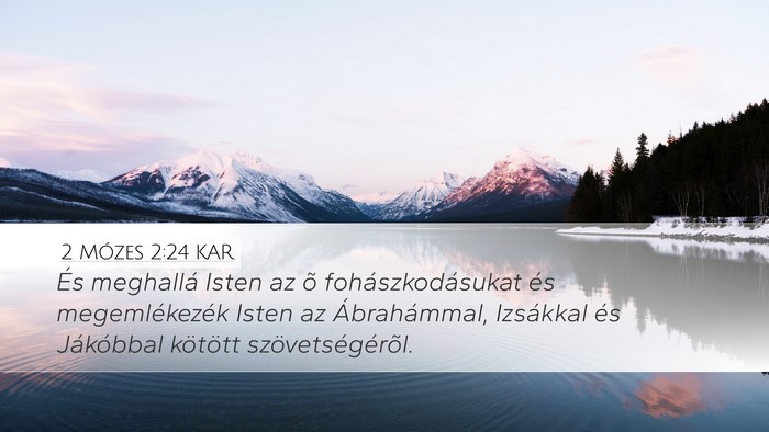 2 Mózes 2:24 KAR Bible Verse Image