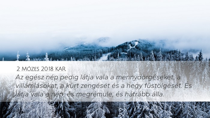 2 Mózes 20:18 KAR Bible Verse Image