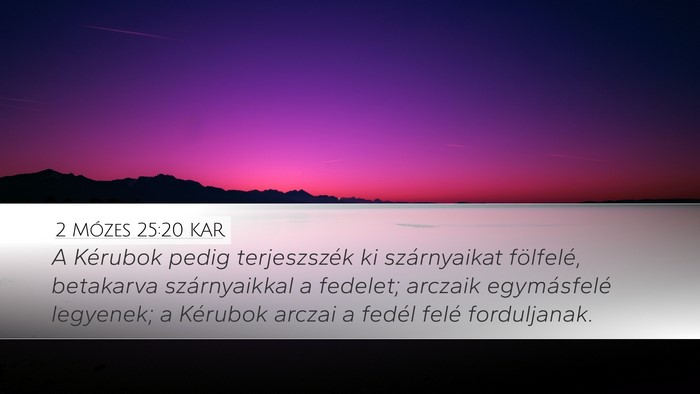 2 Mózes 25:20 KAR Bible Verse Image