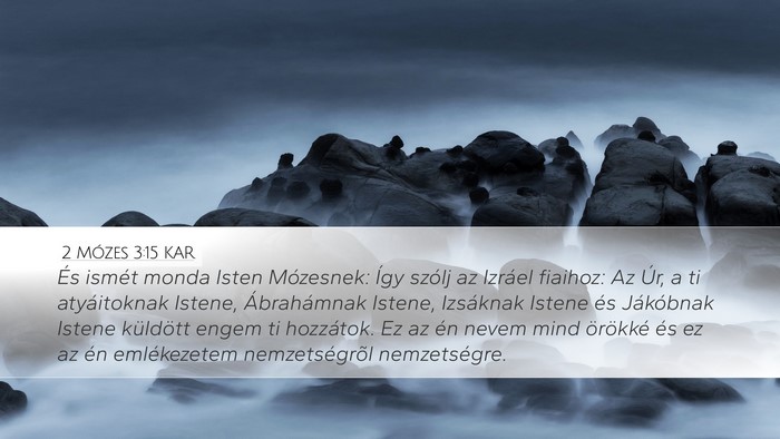 2 Mózes 3:15 KAR Bible Verse Image