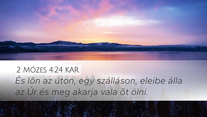 2 Mózes 4:24 KAR Bible Verse Image