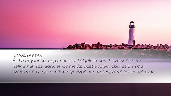 2 Mózes 4:9 KAR Bible Verse Image