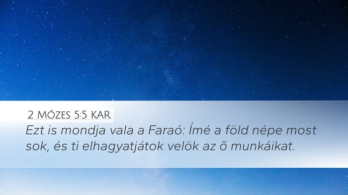 2 Mózes 5:5 KAR Bible Verse Image