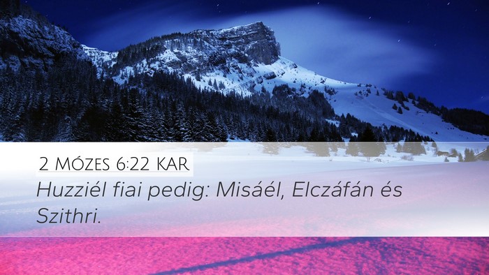2 Mózes 6:22 KAR Bible Verse Image