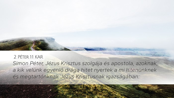2 Péter 1:1 KAR Bible Verse Image