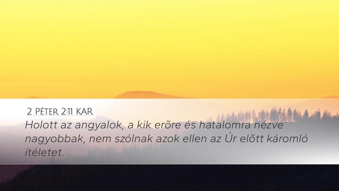 2 Péter 2:11 KAR Bible Verse Image