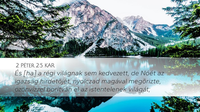2 Péter 2:5 KAR Bible Verse Image