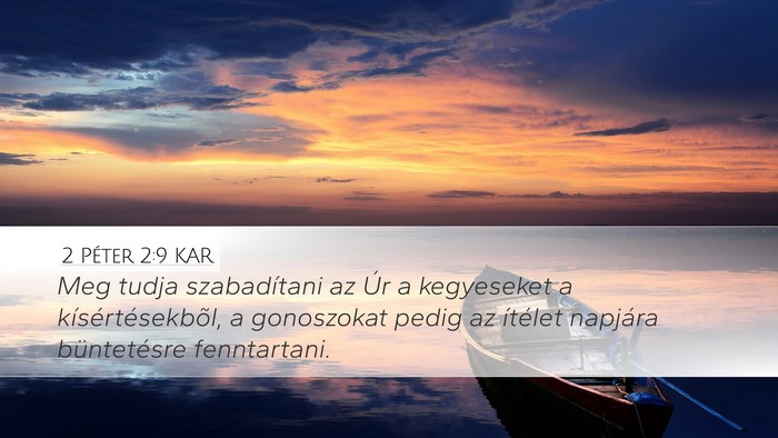 2 Péter 2:9 KAR Bible Verse Image