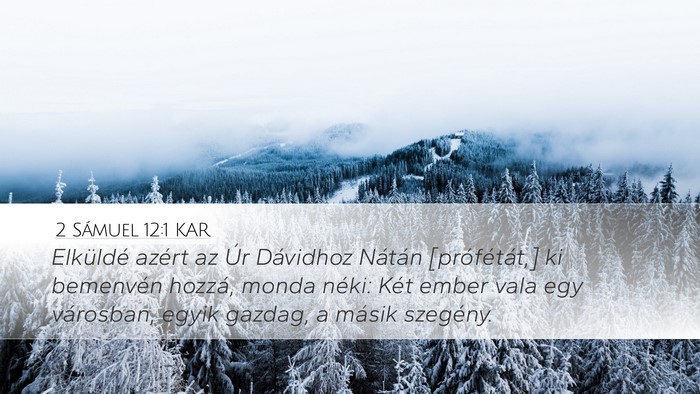 2 Sámuel 12:1 KAR Bible Verse Image