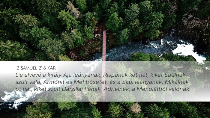 2 Sámuel 21:8 KAR Bible Verse Image