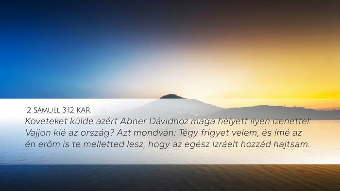 2 Sámuel 3:12 KAR Bible Verse Image