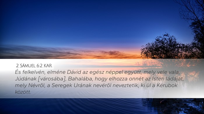 2 Sámuel 6:2 KAR Bible Verse Image